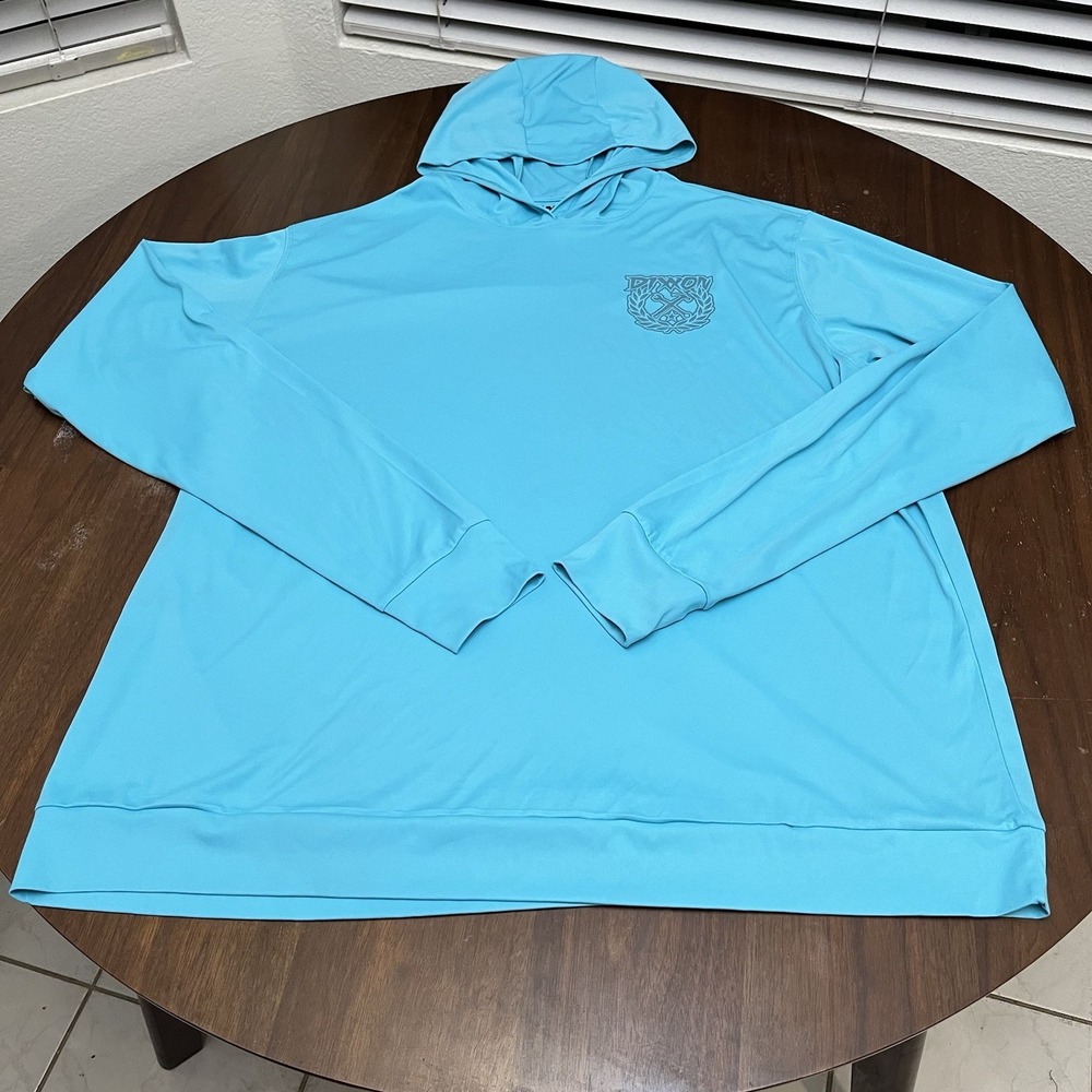 Dixxon Flannel Co Men's 3X Turquoise Form Function Performance Sun Hoodie - Picture 2 of 10